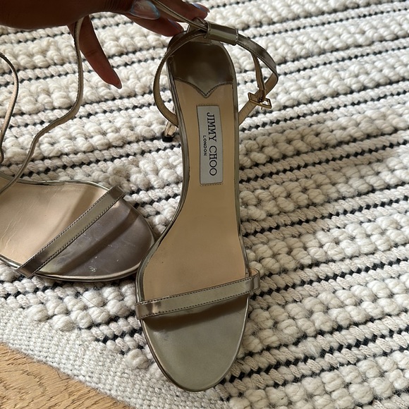 Jimmy Choo 85mm ankle strap Heels (size 40) - Picture 5 of 8